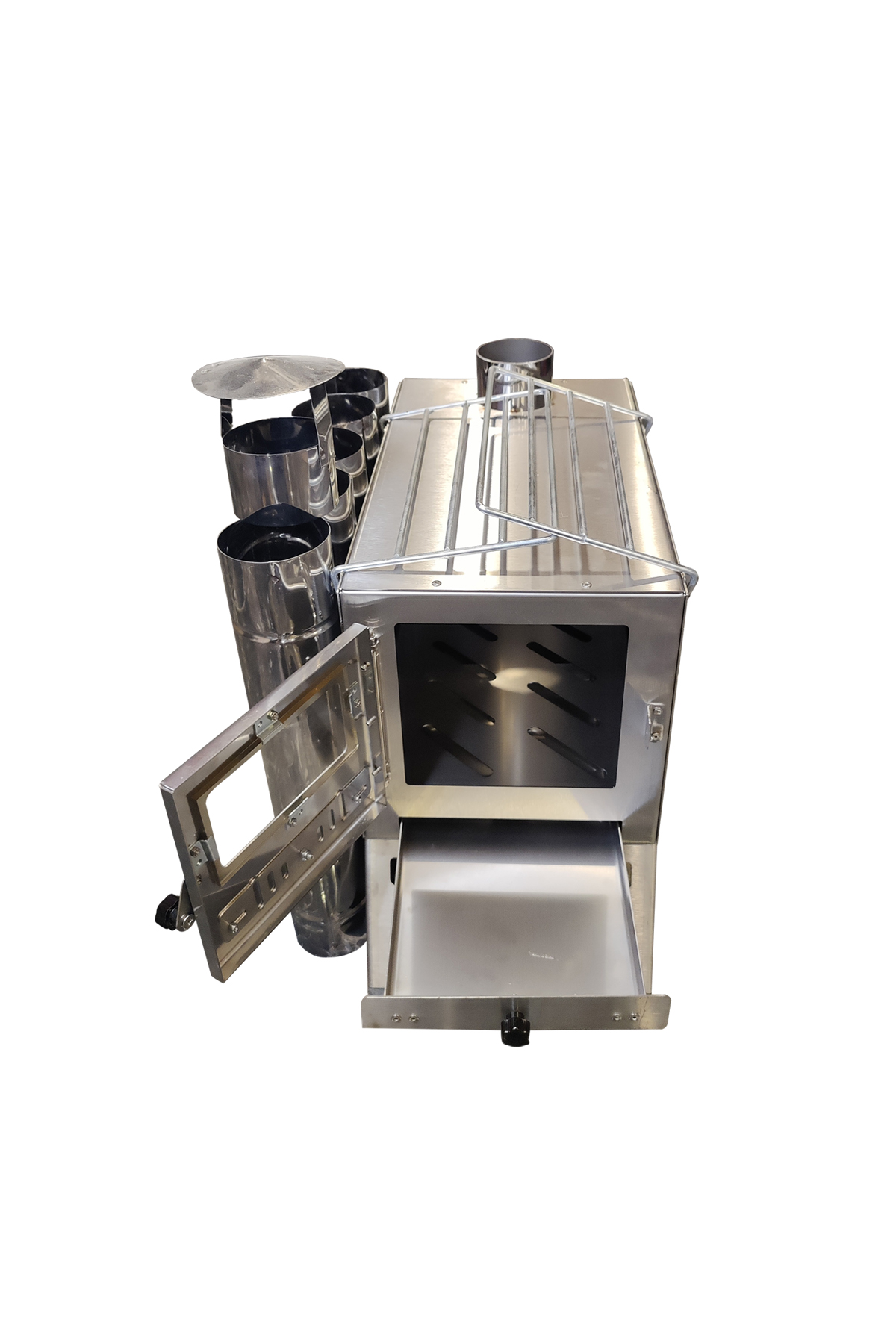 Krom Lüks Çadır Sobası - 3