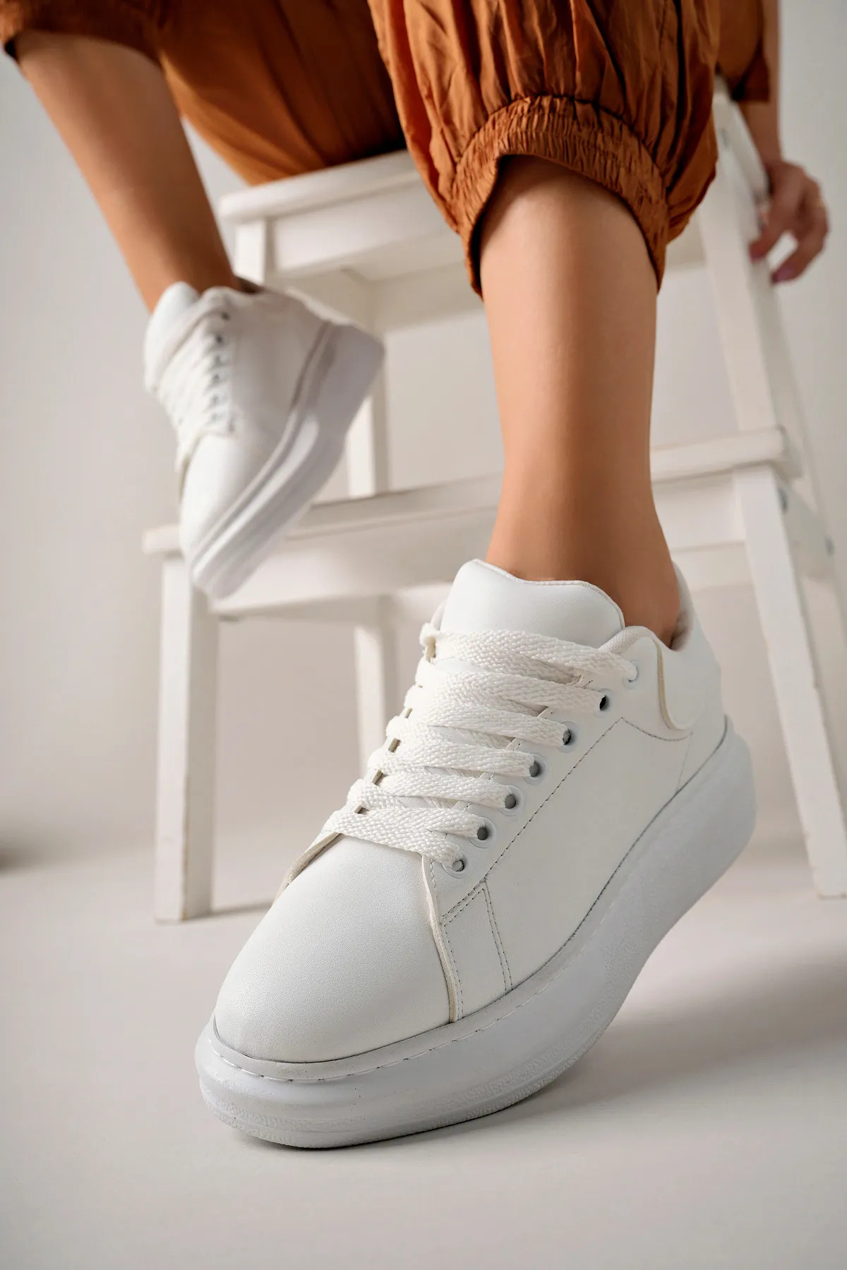 Luis a Costa LC101 Beyaz Kadın Sneaker - 6