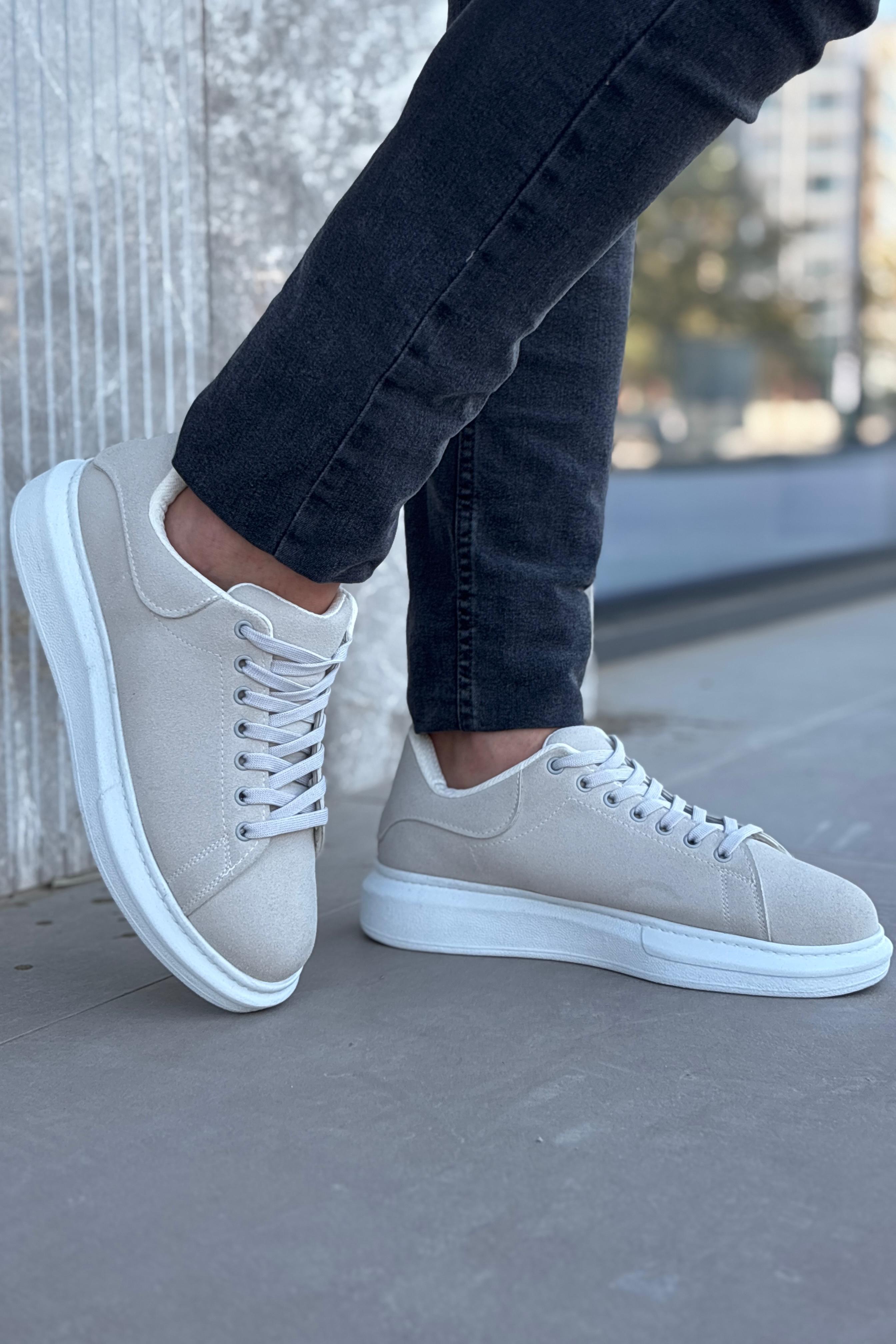 Luis a Costa LC101 Gri Suet Bağcıklı Erkek Ayakkabı - 3