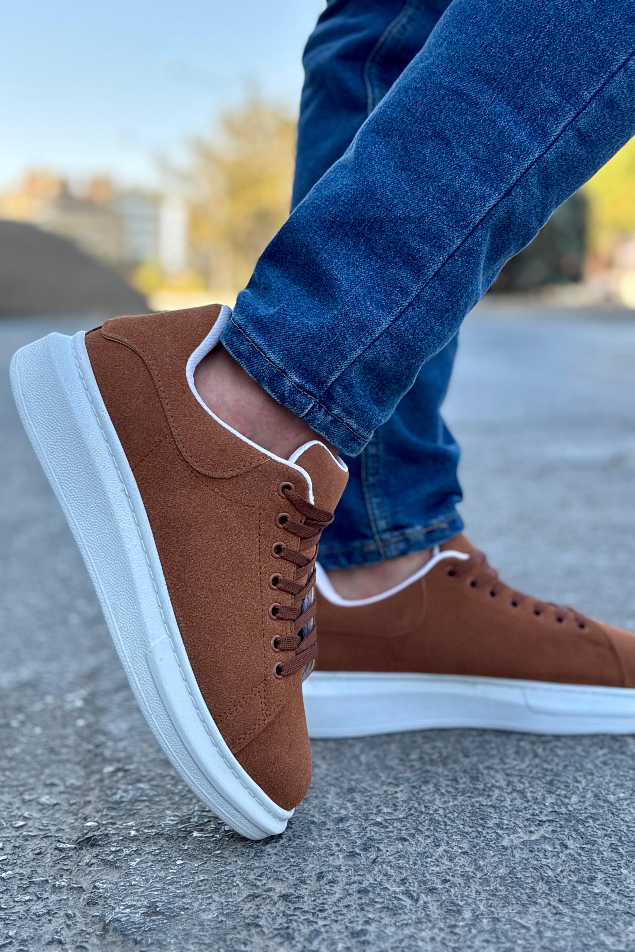 Luis a Costa LC101 Taba Süet Bağcıklı Erkek Ayakkabı - 3