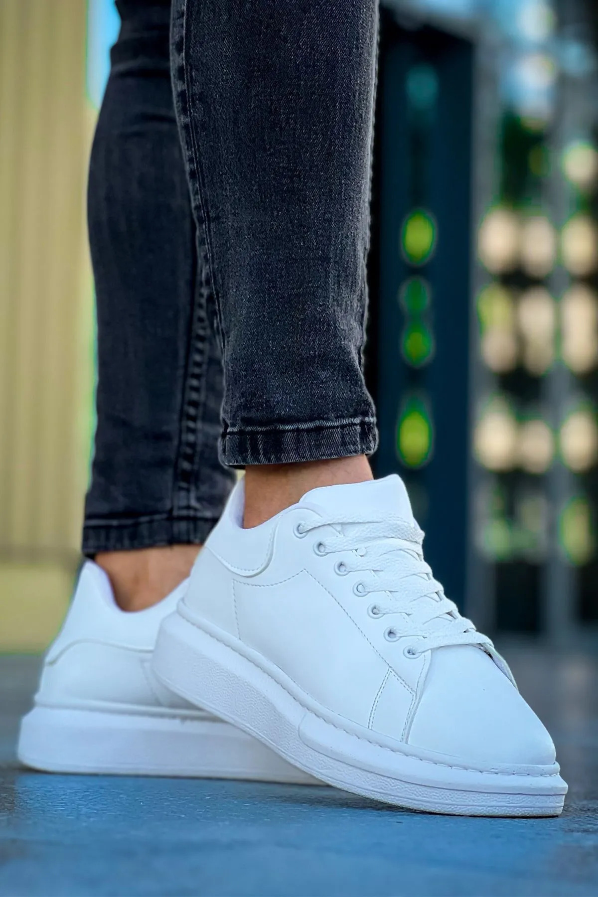 Luis a Costa LC101 Beyaz Bağcıklı Erkek Ayakkabı