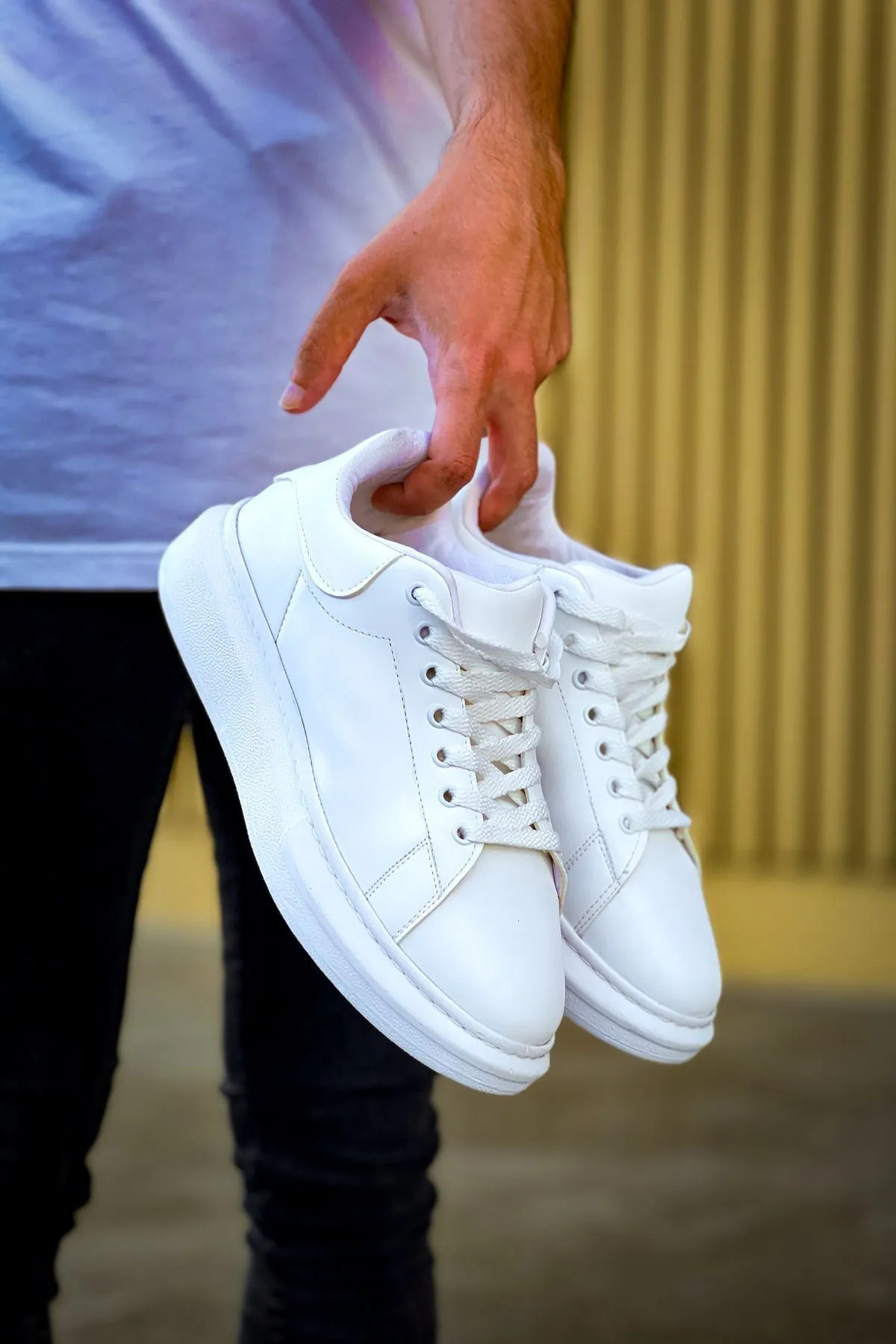 Luis a Costa LC101 Beyaz Bağcıklı Erkek Ayakkabı - 2