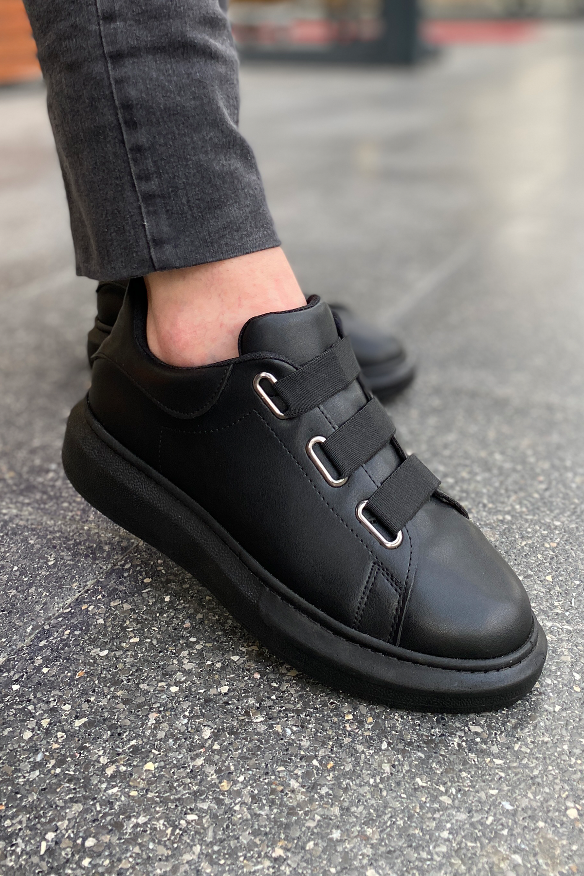 Luis a Costa LC103 Siyah ST Lastikli Erkek Ayakkabı - 3