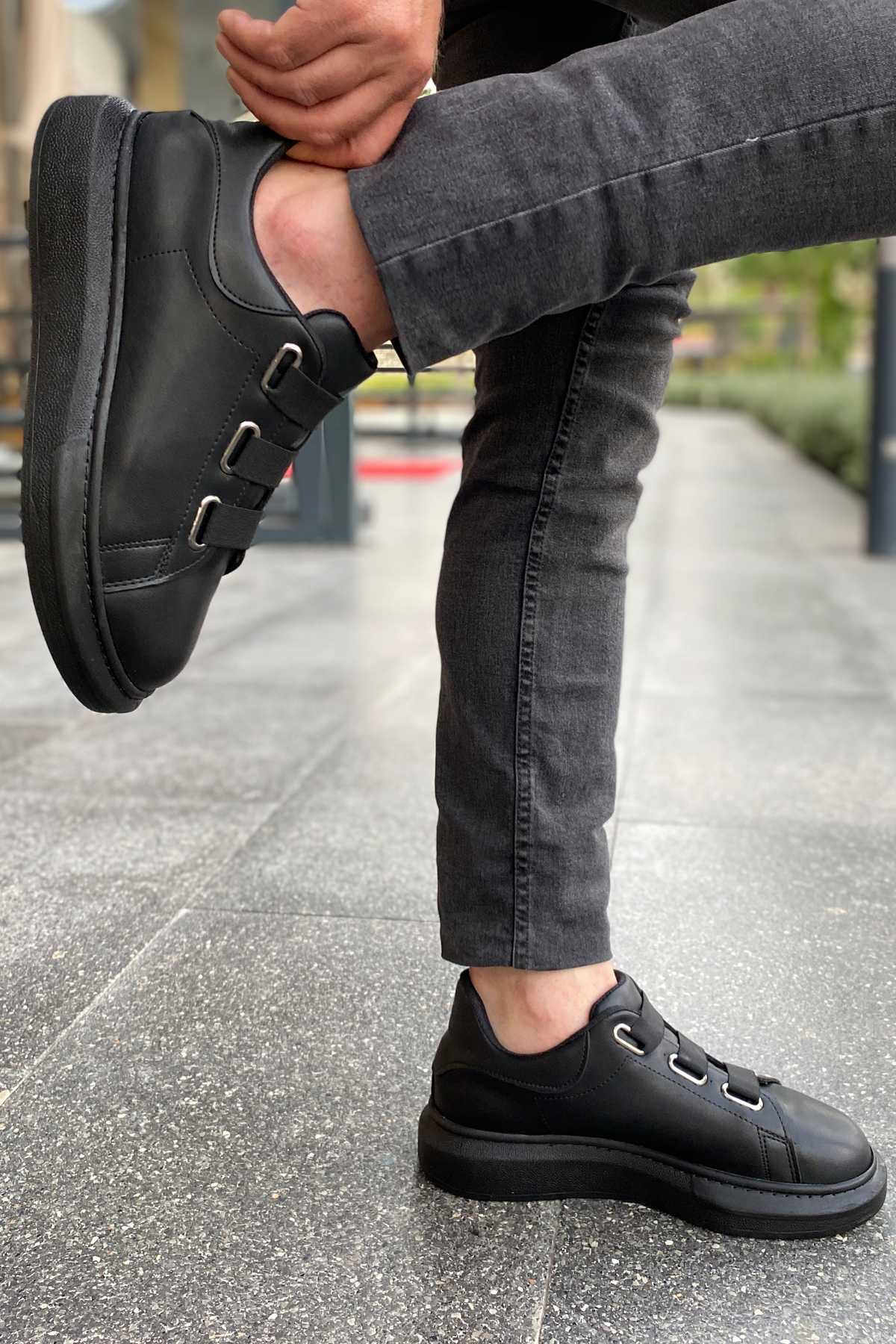 Luis a Costa LC103 Siyah ST Lastikli Erkek Ayakkabı - 2