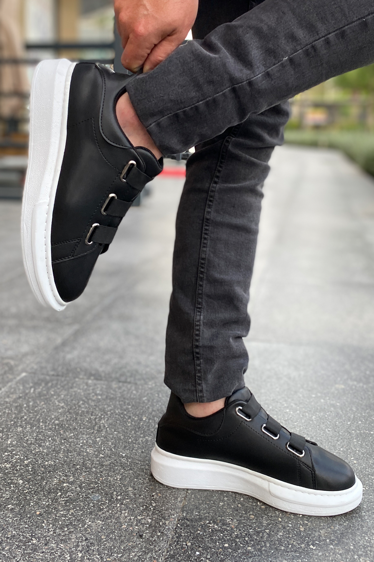 Luis a Costa LC103 Siyah BT Lastikli Erkek Ayakkabı - 2