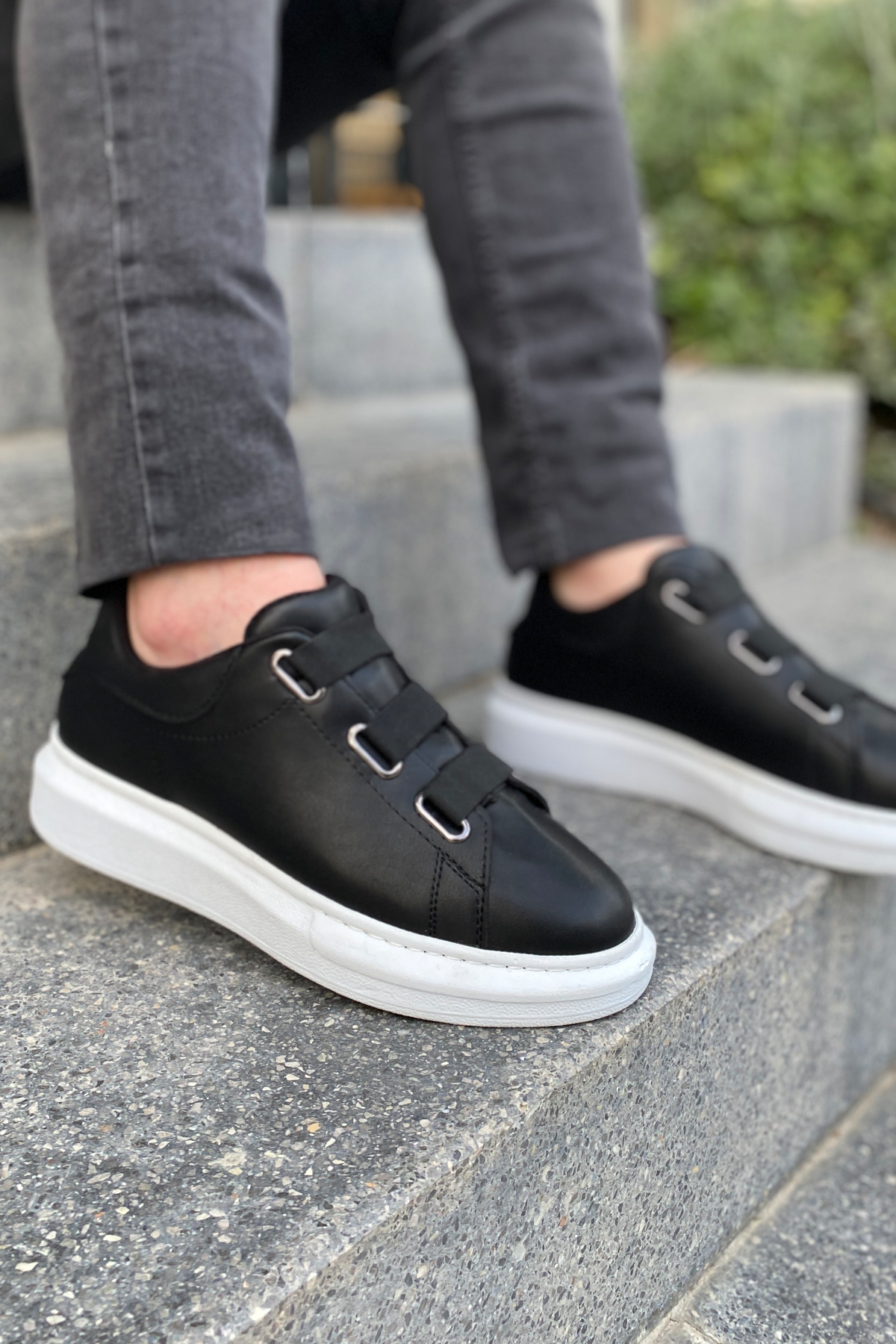 Luis a Costa LC103 Siyah BT Lastikli Erkek Ayakkabı - 4