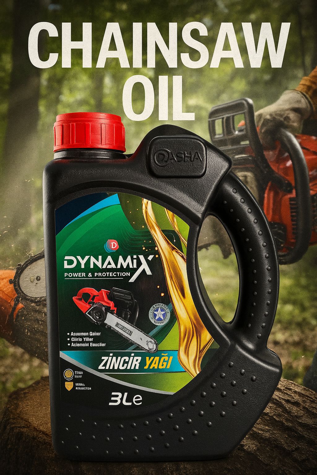 Dynamix Bıçkı ve Zincir Yağı 3L
