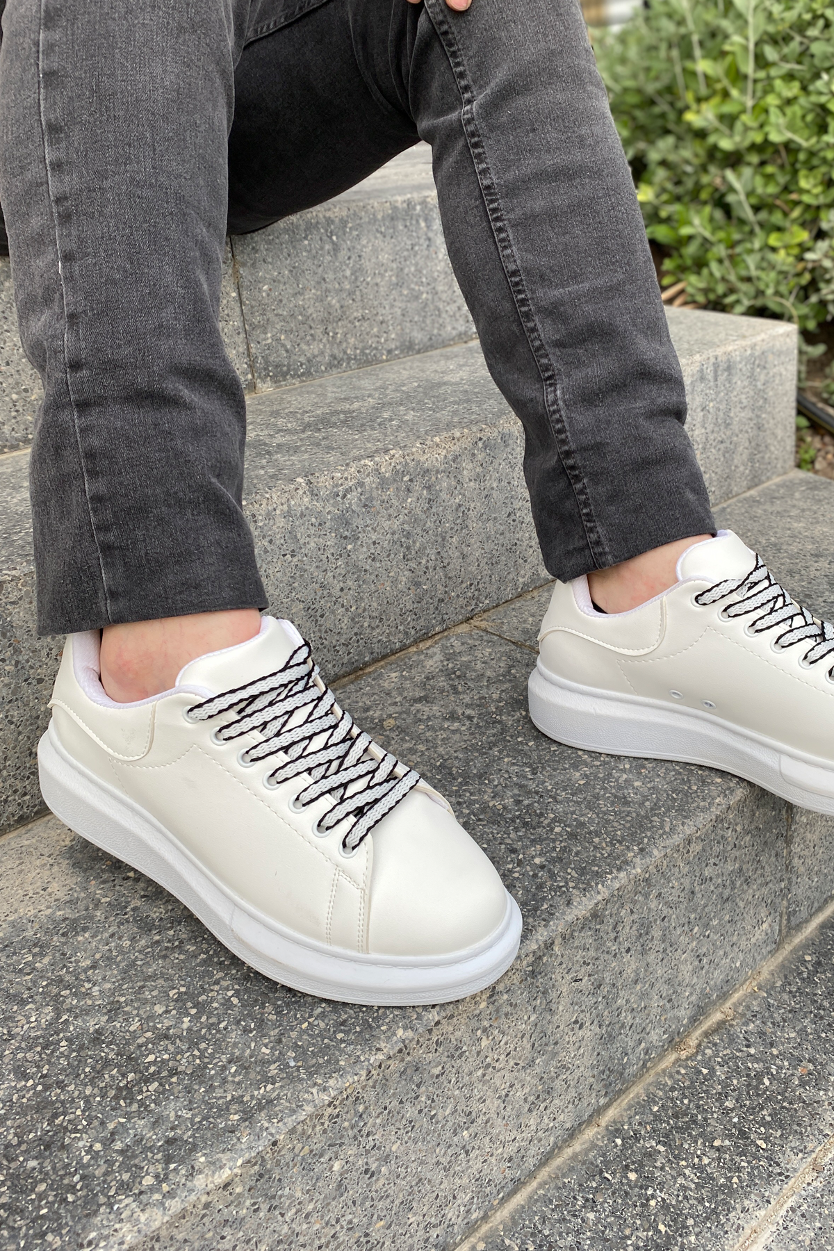 Luis a Costa LC107 Beyaz Bağcıklı Erkek Ayakkabı - 2