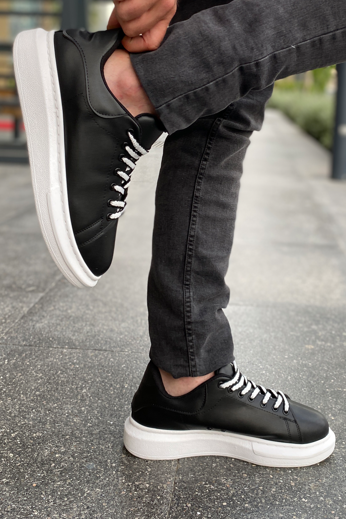 Luis a Costa LC107 Siyah BT Bağcıklı Erkek Ayakkabı - 2