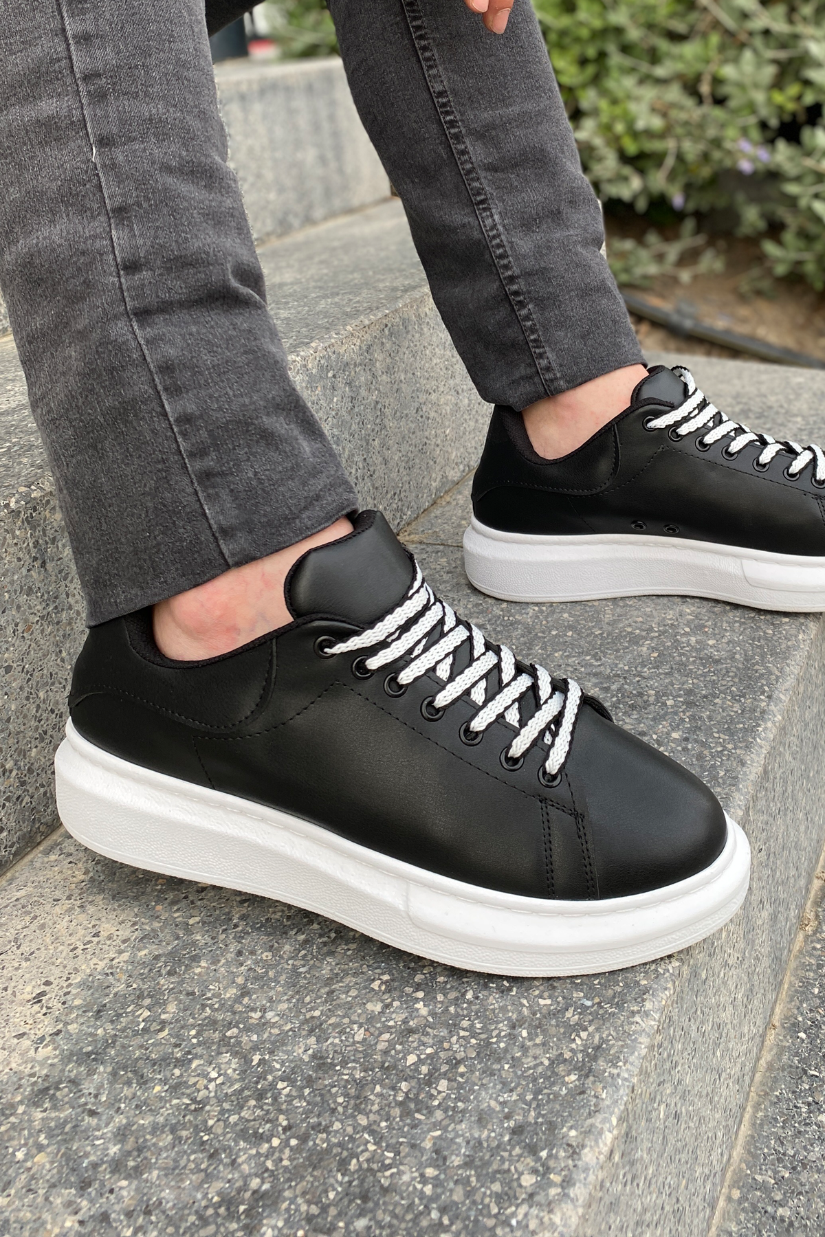 Luis a Costa LC107 Siyah BT Bağcıklı Erkek Ayakkabı